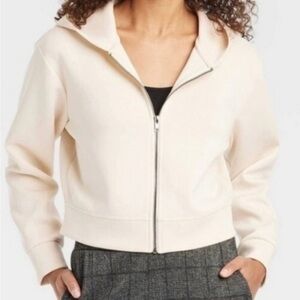 A New Day Cream Zip-Up Hoodie